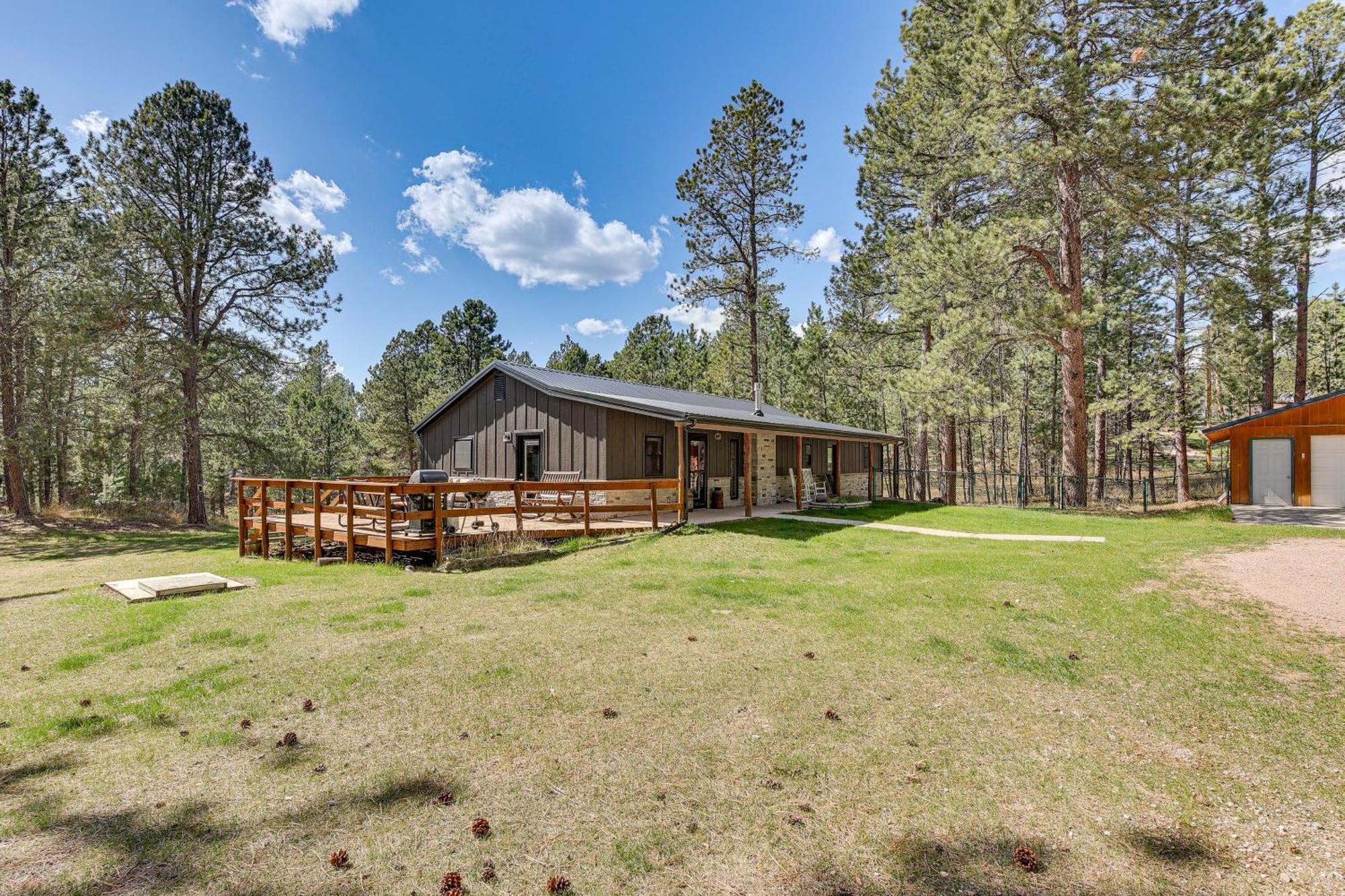 Private Black Hills Home With Corral Horses Welcome カスター エクステリア 写真
